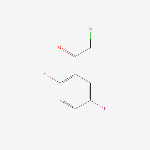 2-CHLORO-2',5'-DIFLUOROACETOPHENONE chemical structure 2-CHLORO-2',5'-DIFLUOROACETOPHENONE (CAS: 60468-36-2) - Chemical Structure and Molecular Formula
