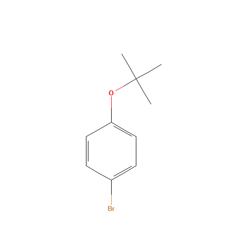 1-BROMO-4-TERT-BUTOXYBENZENE (CAS: 60876-70-2) - Chemical Structure and Molecular Formula 