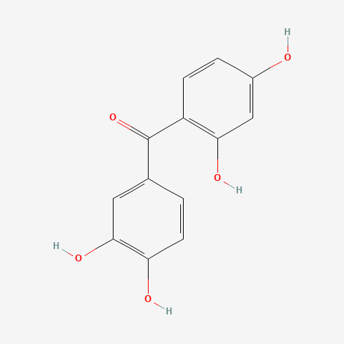 2,3',4,4'-TETRAHYDROXYBENZOPHENONE (CAS: 61445-50-9) - Chemical Structure and Molecular Formula 