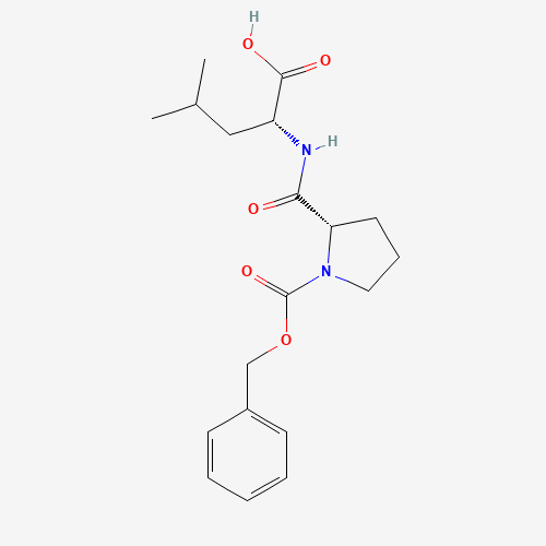 Z-PRO-D-LEU-OH (CAS: 61596-47-2) - Chemical Structure and Molecular Formula 