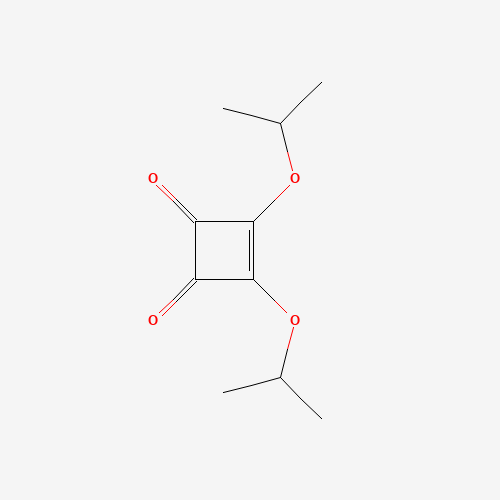 3,4-Diisopropoxy-3-cyclobutene-1,2-dione (CAS: 61699-62-5) - Chemical Structure and Molecular Formula 