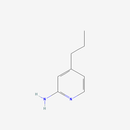 4-PROPYL-PYRIDIN-2-YLAMINE (CAS: 61702-15-6) - Chemical Structure and Molecular Formula 