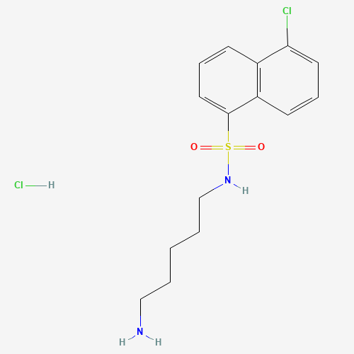 N-(5-AMINOPENTYL)-5-CHLORO-1-NAPHTHALENE-SULFONAMIDE HYDROCHLORIDE (CAS: 61714-24-7) - Related Chemical Product