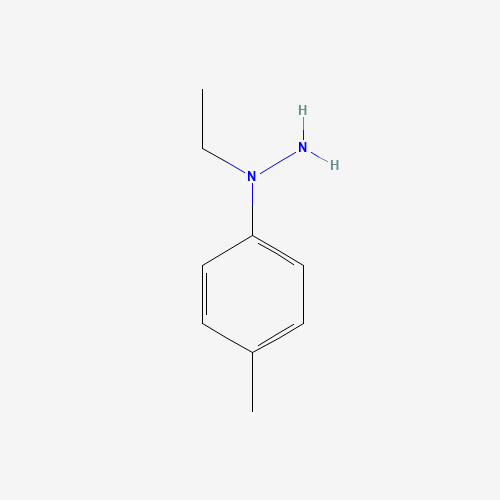 1-ETHYL-1-(P-TOLYL)HYDRAZINE (CAS: 61715-72-8) - Chemical Structure and Molecular Formula 
