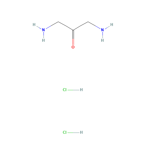 1,3-DIAMINOACETONE DIHYDROCHLORIDE (CAS: 61798-04-7) - Chemical Structure and Molecular Formula 