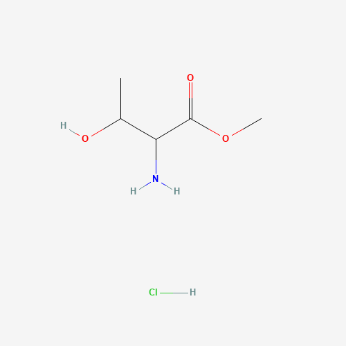 DL-THREONINE METHYL ESTER HYDROCHLORIDE (CAS: 62076-66-8) - Chemical Structure and Molecular Formula 