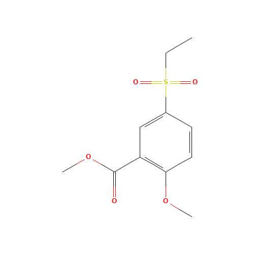 Methyl 2-methoxy-5-(ethylsulfonyl)benzoate (CAS: 62140-67-4) - Related Chemical Product