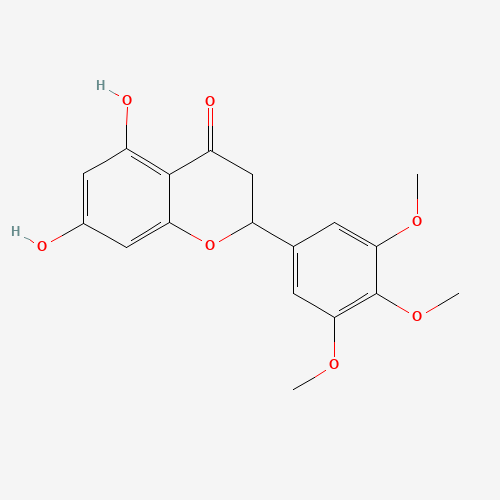 5,7-DIHYDROXY-3',4',5'-TRIMETHOXYFLAVANONE (CAS: 62252-10-2) - Related Chemical Product