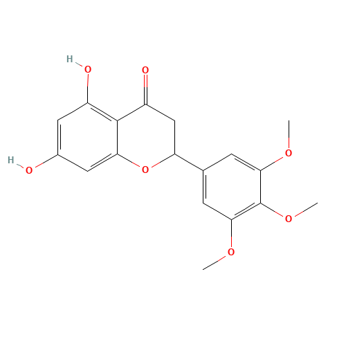 5,7-DIHYDROXY-3',4',5'-TRIMETHOXYFLAVANONE (CAS: 62252-10-2) - Related Chemical Product