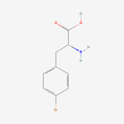 4-Bromo-D-phenylalanine (CAS: 62561-74-4) - Chemical Structure and Molecular Formula 