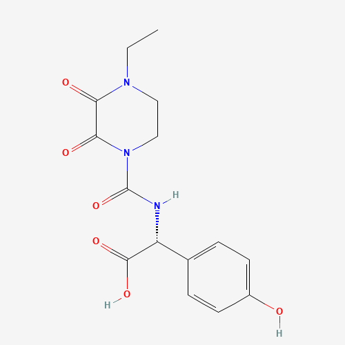(2R)-2-[(4-Ethyl-2,3-dioxopiperazinyl)carbonylamino]-2-(4-hydroxyphenyl)acetic acid (CAS: 62893-24-7) - Related Chemical Product
