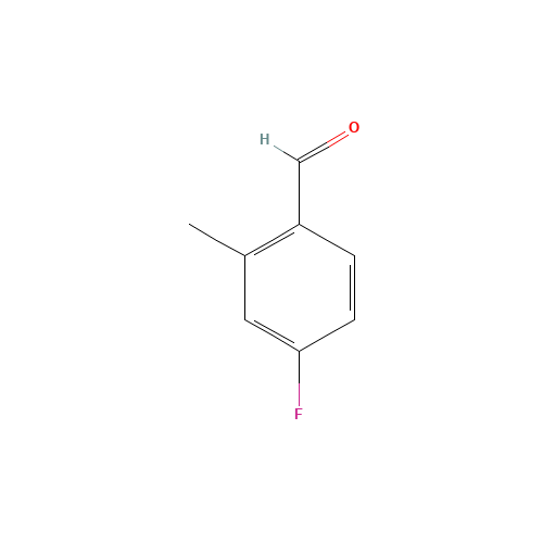 4-Fluoro-2-methylbenzaldehyde (CAS: 63082-45-1) - Chemical Structure and Molecular Formula 