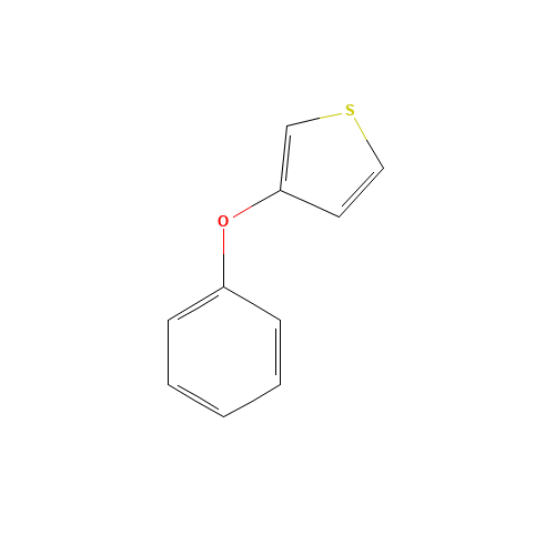 3-PHENOXYTHIOPHENE (CAS: 63285-84-7) - Chemical Structure and Molecular Formula 
