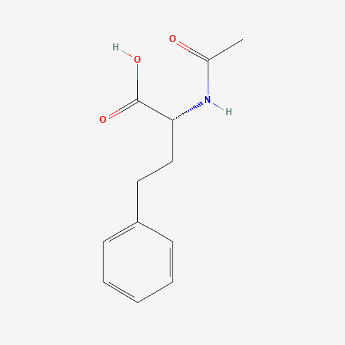 ACETYL-D-HOMOPHENYLALANINE (CAS: 63393-59-9) - Chemical Structure and Molecular Formula 