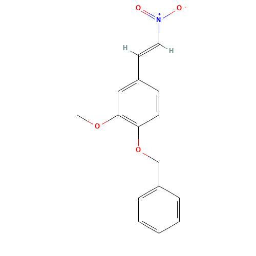 4-BENZYLOXY-3-METHOXY-OMEGA-NITROSTYRENE (CAS: 63909-38-6) - Related Chemical Product