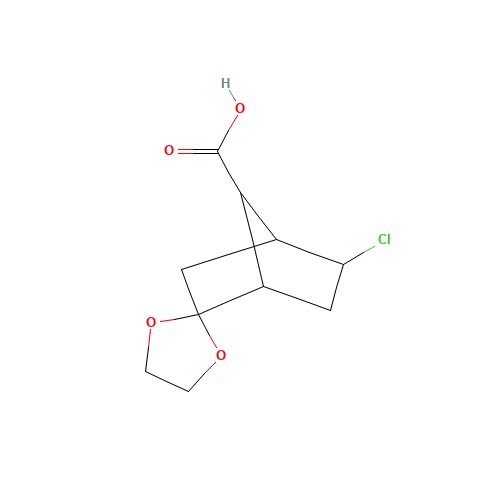EXO-2-CHLORO-5,5-ETHYLENEDIOXY-BICYCLO[2.2.1]HEPTANE-SYN-7-CARBOXYLIC ACID (CAS: 64812-08-4) - Related Chemical Product