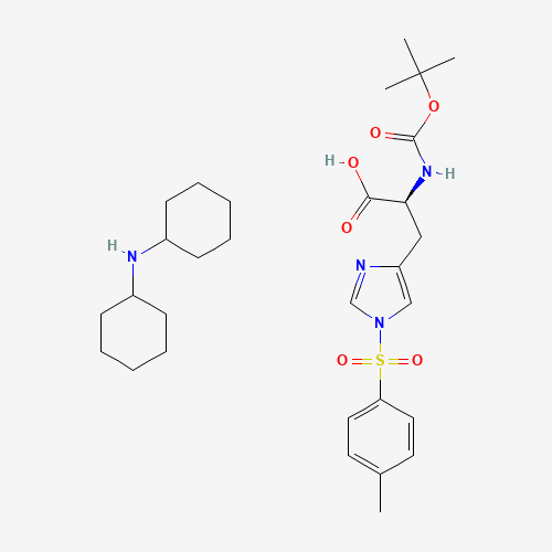 BOC-HIS(TOS)-OH DCHA (CAS: 65057-34-3) - Chemical Structure and Molecular Formula 