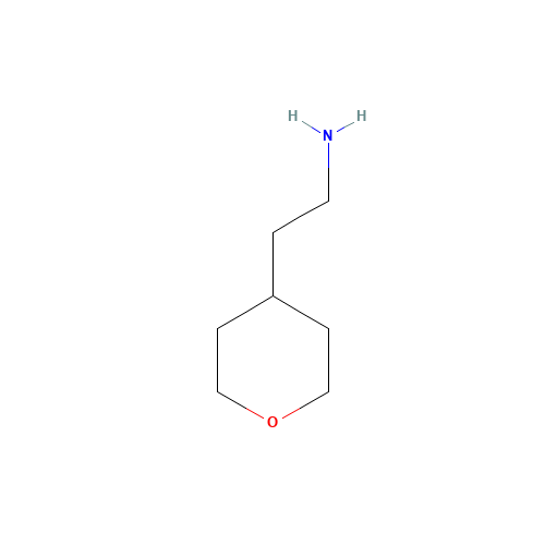 4-(2-AMINOETHYL)TETRAHYDROPYRAN (CAS: 65412-03-5) - Chemical Structure and Molecular Formula 