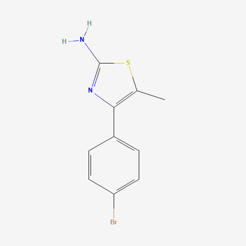 4-(4-BROMOPHENYL)-5-METHYL-1,3-THIAZOLE-2-YLAMINE (CAS: 65705-44-4) - Related Chemical Product
