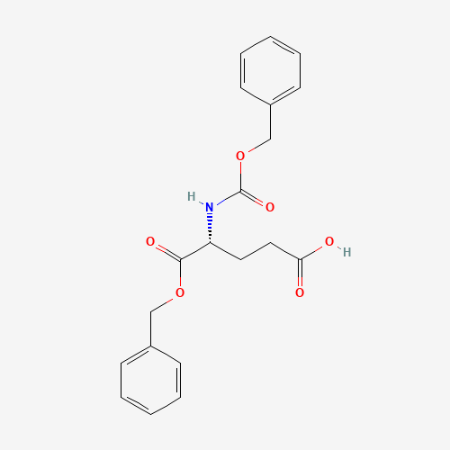 N-Cbz-D-glutamic acid alpha-benzyl ester (CAS: 65706-99-2) - Chemical Structure and Molecular Formula 