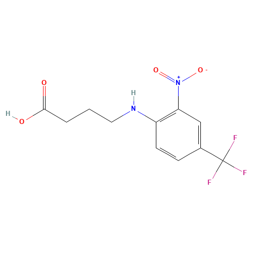 4-[2-NITRO-4-(TRIFLUOROMETHYL)ANILINO]BUTANOIC ACID (CAS: 65783-35-9) - Related Chemical Product