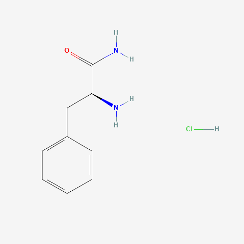 L-Phenylalaninamide hydrochloride (CAS: 65864-22-4) - Chemical Structure and Molecular Formula 