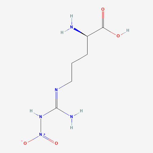 N'-Nitro-D-arginine (CAS: 66036-77-9) - Chemical Structure and Molecular Formula 