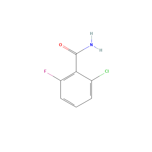 2-Fluoro-6-chlorobenzamide (CAS: 66073-54-9) - Chemical Structure and Molecular Formula 