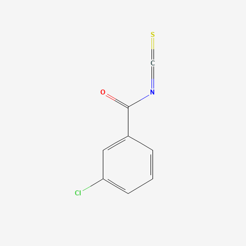 3-CHLOROBENZOYL ISOTHIOCYANATE (CAS: 66090-36-6) - Chemical Structure and Molecular Formula 