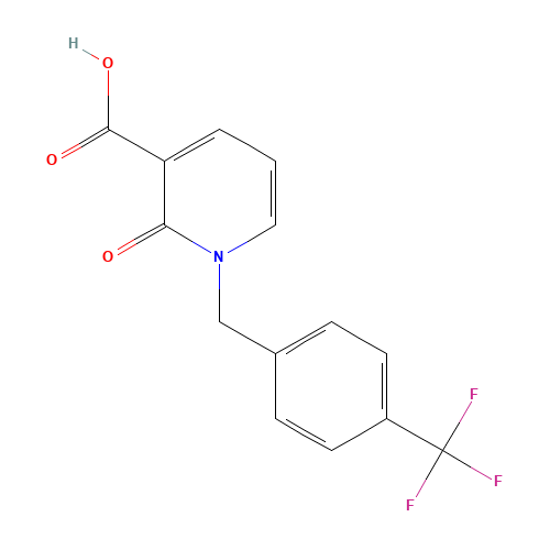 2-OXO-1-[4-(TRIFLUOROMETHYL)BENZYL]-1,2-DIHYDRO-3-PYRIDINECARBOXYLIC ACID (CAS: 66158-46-1) - Related Chemical Product