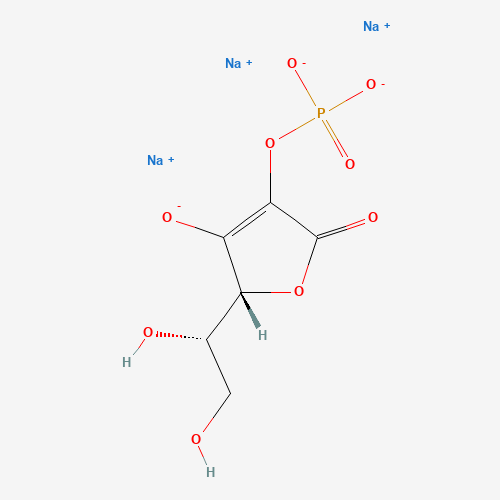 Sodium L-ascorbyl-2-phosphate (CAS: 66170-10-3) - Chemical Structure and Molecular Formula 