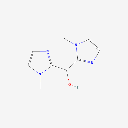 BIS-(1-METHYL-1H-IMIDAZOL-2-YL)-METHANOL (CAS: 67319-03-3) - Chemical Structure and Molecular Formula 