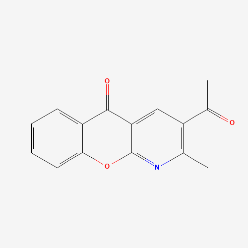 3-ACETYL-2-METHYL-5H-CHROMENO[2,3-B]PYRIDIN-5-ONE (CAS: 67867-47-4) - Related Chemical Product