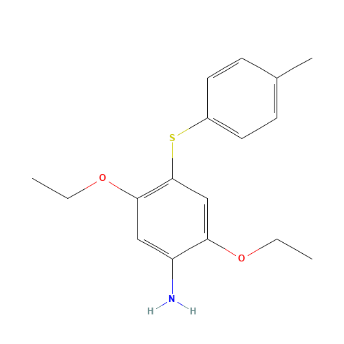 2,5-Diethoxy-4-((4-methylphenyl)thio)aniline (CAS: 68400-48-6) - Related Chemical Product