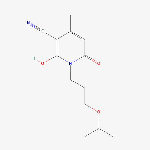 3-Cyano-6-hydroxy-N-(3-isopropoxypropyl)-4-methyl-2-pyridone (CAS: 68612-94-2) - Related Chemical Product