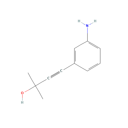 4-(3-AMINOPHENYL)-2-METHYL-3-BUTYN-2-OL (CAS: 69088-96-6) - Related Chemical Product