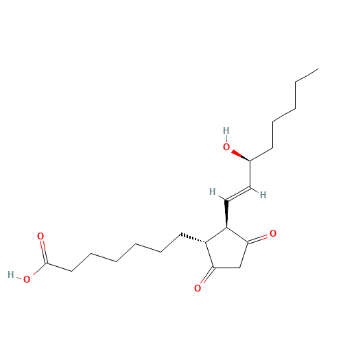 9,11-DIOXO-15S-HYDROXY-PROST-13E-EN-1-OIC ACID (CAS: 69413-73-6) - Related Chemical Product