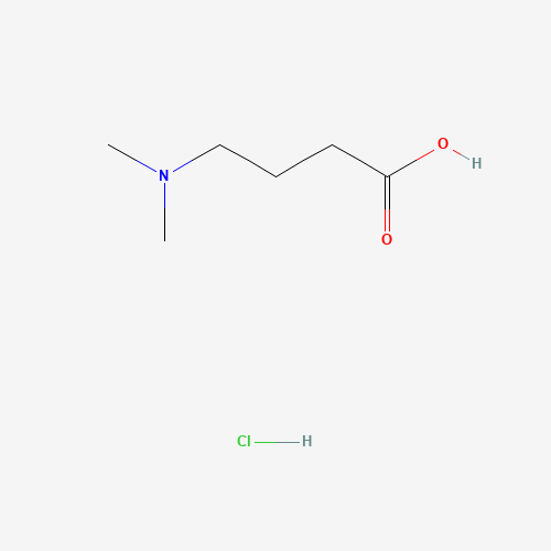 4-DIMETHYLAMINOBUTYRIC ACID HYDROCHLORIDE (CAS: 69954-66-1) - Chemical Structure and Molecular Formula 