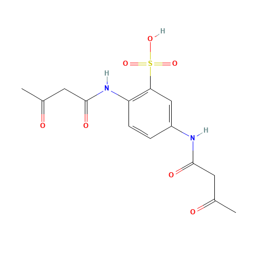 2,5-BIS[(1,3-DIOXOBUTYL)AMINO]BENZENESULFONIC ACID (CAS: 70185-87-4) - Related Chemical Product