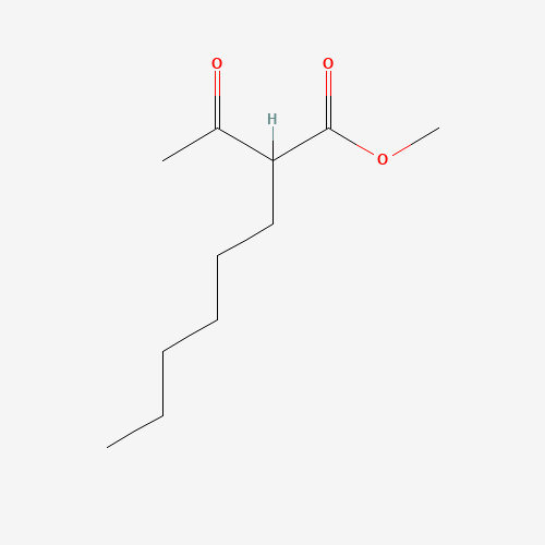 Methyl 2-hexylacetoacetate (CAS: 70203-04-2) - Chemical Structure and Molecular Formula 