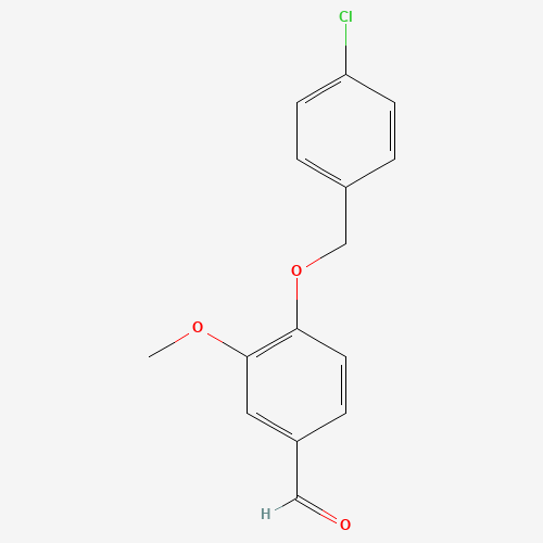 4-[(4-CHLOROBENZYL)OXY]-3-METHOXYBENZENECARBALDEHYDE (CAS: 70205-04-8) - Related Chemical Product