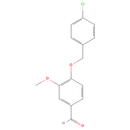 4-[(4-CHLOROBENZYL)OXY]-3-METHOXYBENZENECARBALDEHYDE (CAS: 70205-04-8) - Related Chemical Product