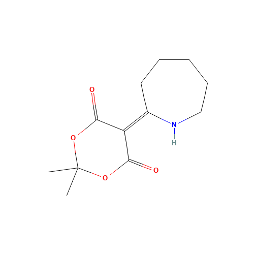 2,2-DIMETHYL-5-(2-HEXAHYDROAZEPINYLIDENE)-1,3-DIOXAN-4,6-DIONE (CAS: 70912-54-8) - Related Chemical Product