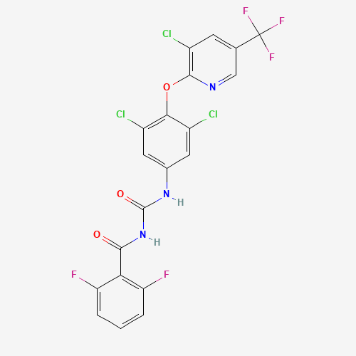 Chlorfluazuron (CAS: 71422-67-8) - Chemical Structure and Molecular Formula 
