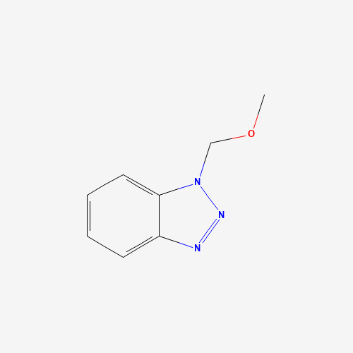 1-(METHOXYMETHYL)-1H-BENZOTRIAZOLE (CAS: 71878-80-3) - Chemical Structure and Molecular Formula 