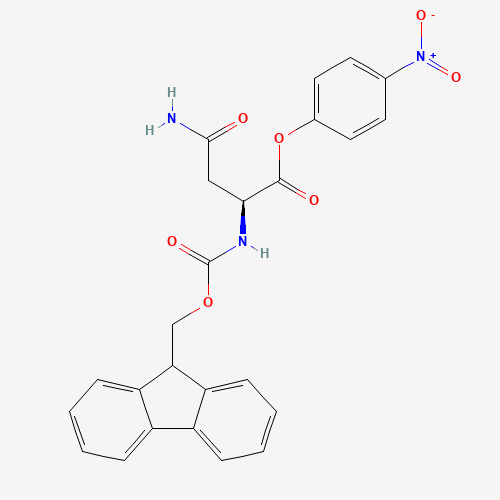 FMOC-ASN-ONP (CAS: 71989-17-8) - Chemical Structure and Molecular Formula 