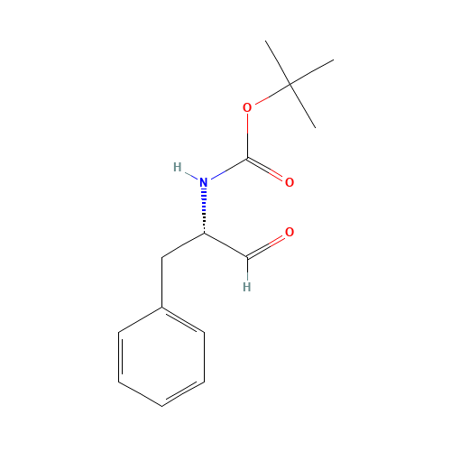 N-Boc-L-phenylalaninal (CAS: 72155-45-4) - Chemical Structure and Molecular Formula 