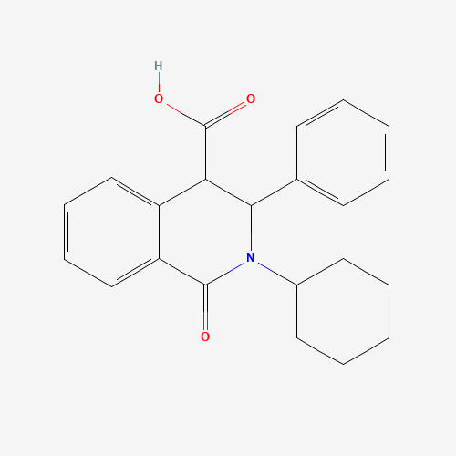 2-CYCLOHEXYL-1-OXO-3-PHENYL-1,2,3,4-TETRAHYDRO-4-ISOQUINOLINECARBOXYLIC ACID (CAS: 73349-37-8) - Related Chemical Product