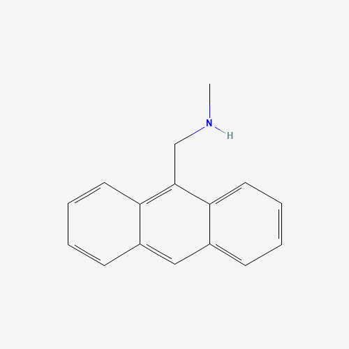9-(METHYLAMINOMETHYL)ANTHRACENE (CAS: 73356-19-1) - Chemical Structure and Molecular Formula 