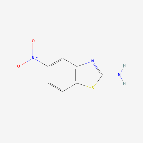 5-NITRO-BENZOTHIAZOL-2-YLAMINE chemical structure 5-NITRO-BENZOTHIAZOL-2-YLAMINE (CAS: 73458-39-6) - Chemical Structure and Molecular Formula